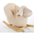 plush soft sheep rocking chair